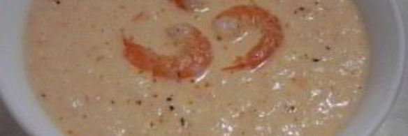 суп-пюре с морепродуктами