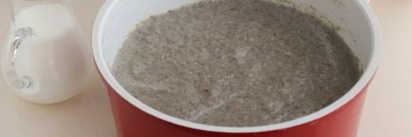 суп-пюре с шампиньонами и картофелем