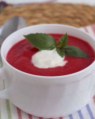 Суп-пюре со свеклой