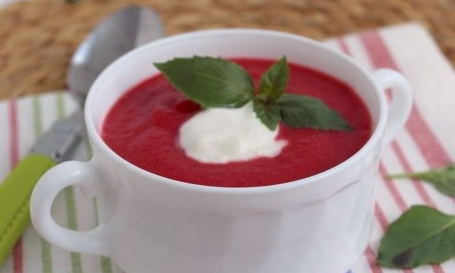 Рецепт супа-пюре со свеклой