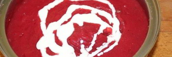 суп-пюре со свеклой