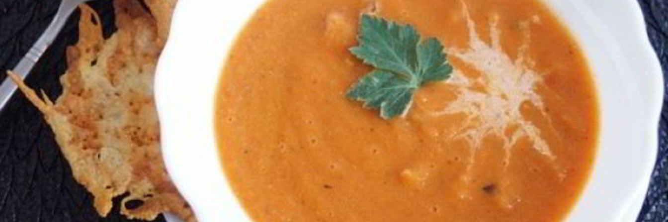 Суп пюре томатный