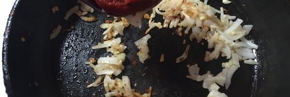 томатный суп-пюре с мидиями