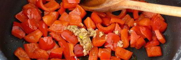 томатный суп-пюре с нутом