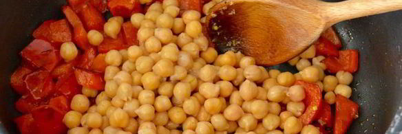 томатный суп-пюре с нутом