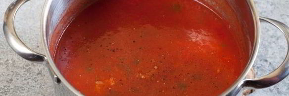 томатный суп-пюре с рисом