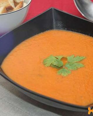 Томатный суп пюре