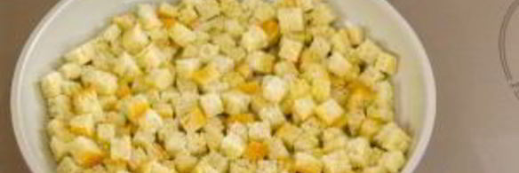 тыквенный суп-пюре с ароматными сухариками