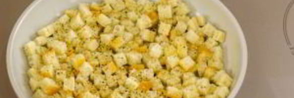 тыквенный суп-пюре с ароматными сухариками