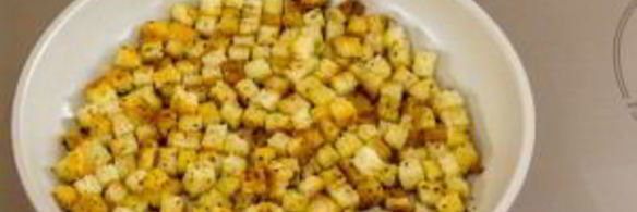 тыквенный суп-пюре с ароматными сухариками