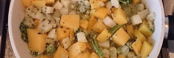 тыквенный суп-пюре с брокколи