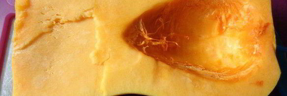 тыквенный суп-пюре с грибами и перцем чили
