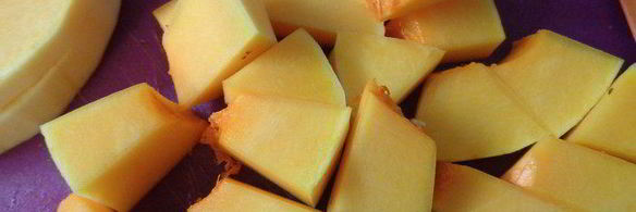 тыквенный суп-пюре с грибами и перцем чили