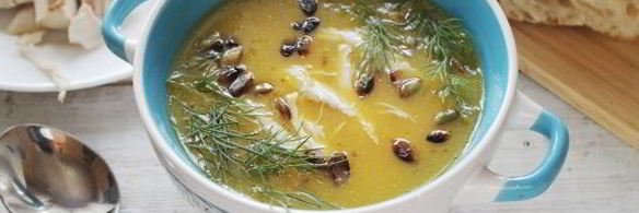 тыквенный суп-пюре с курицей