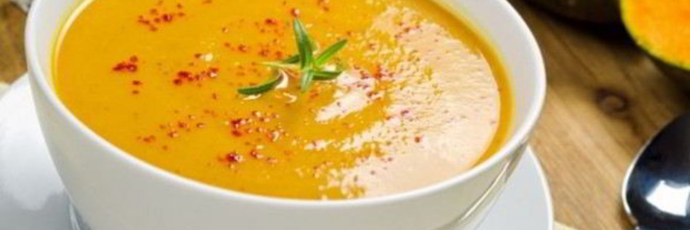 Тыквенный суп-пюре с сыром