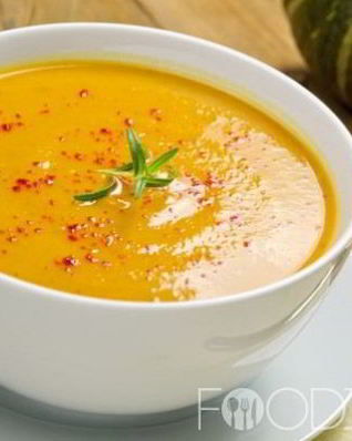 Тыквенный суп-пюре с сыром