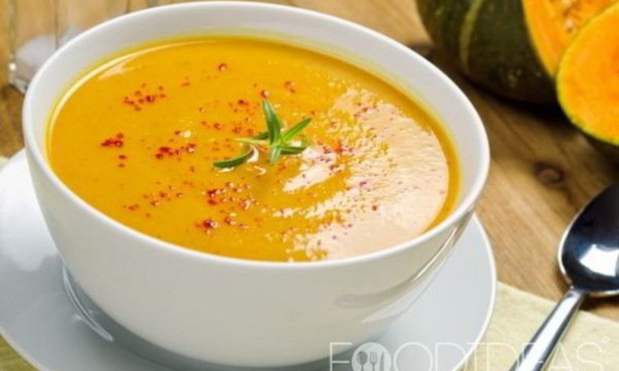 Рецепт тыквенного супа-пюре с сыром