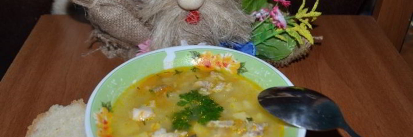 Суп рыбный из горбуши консервы