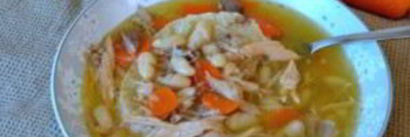 суп с белой фасолью