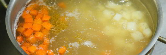 суп с фрикадельками