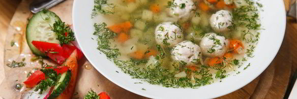 суп с фрикадельками