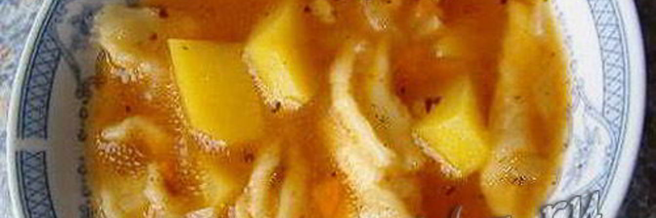 Суп с галушками