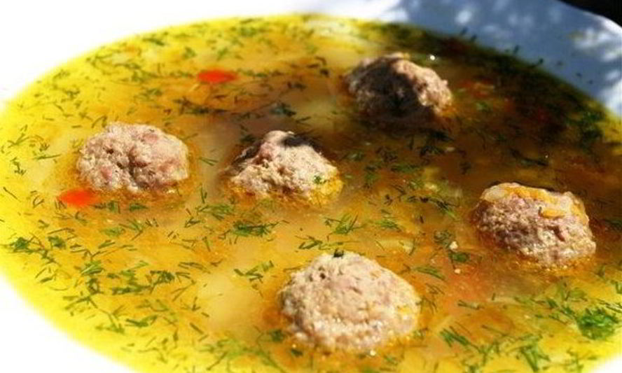 Рецепт супа с картофелем и мясными фрикадельками