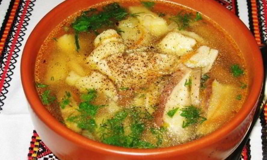 Рецепт супа с картофельными галушками