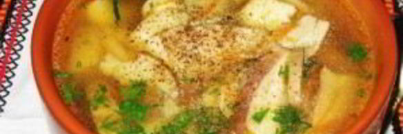 суп с картофельными галушками