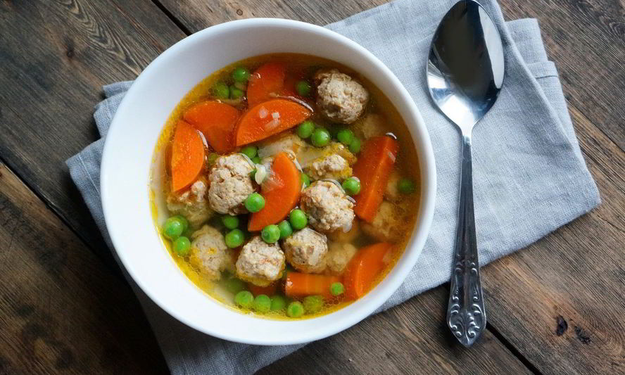 Рецепт супа с куриным фаршем