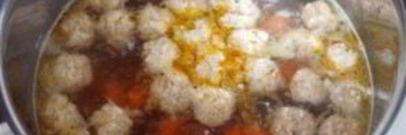 суп с куриным фаршем