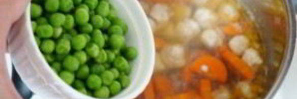 суп с куриным фаршем