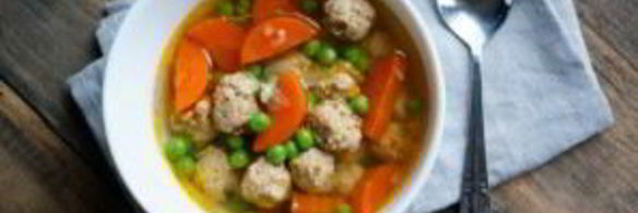 суп с куриным фаршем