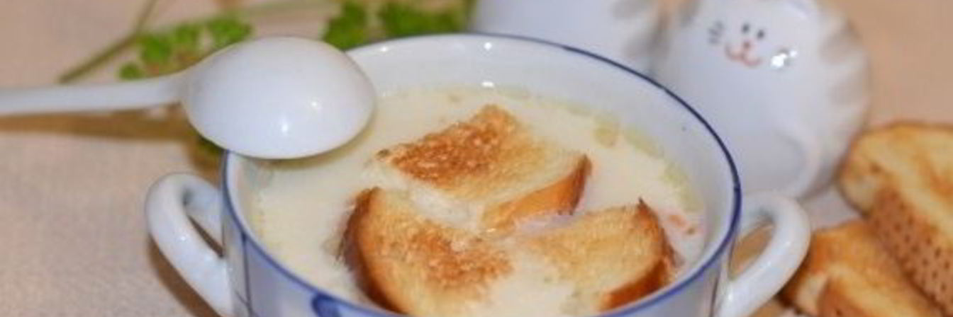 Суп с курицей и плавленым сыром