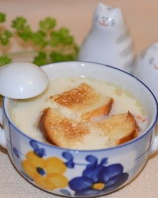 Суп с курицей и плавленым сыром
