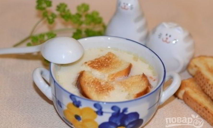 Рецепт супа с курицей и плавленым сыром