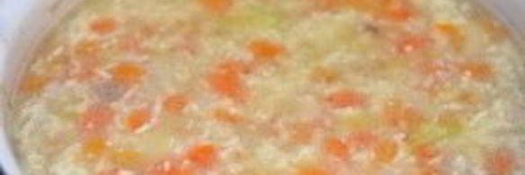 суп с курицей и плавленым сыром