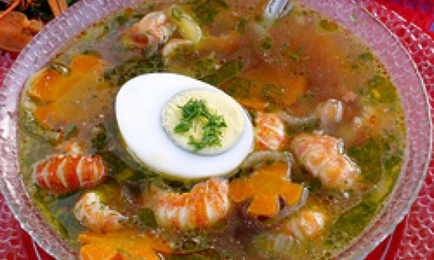 Рецепт супа с раковыми шейками