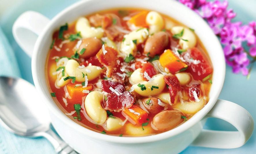 Рецепт супа с рожками и картошкой