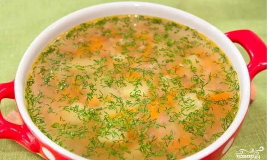 Рецепт супа с рыбными консервами