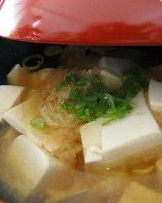 Суп с тофу и шампиньонами