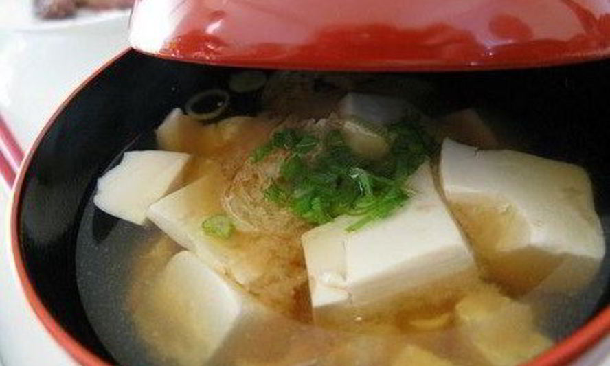 Рецепт супа с тофу и шампиньонами