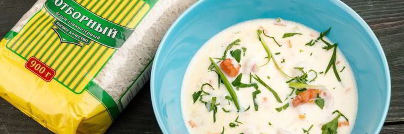 Сырный суп с креветками