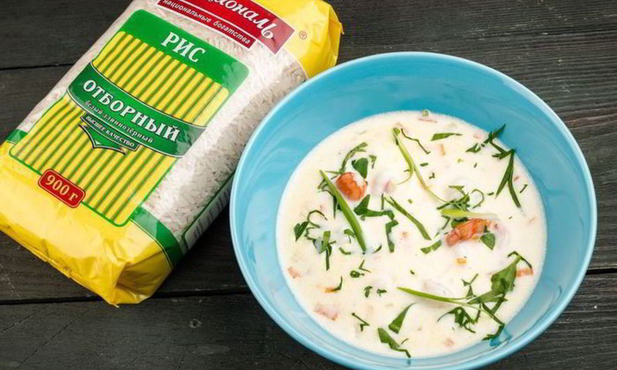 Рецепт сырного супа с креветками