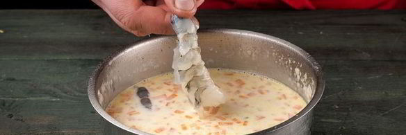сырный суп с креветками