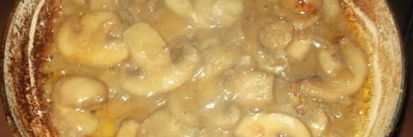 сырный суп с шампиньонами