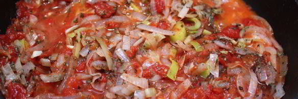 томатный суп с лапшой