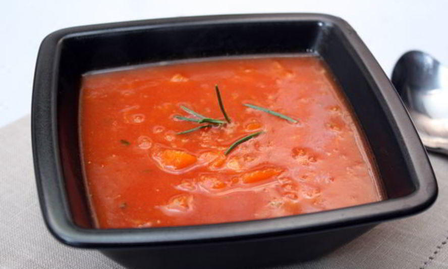 Рецепт томатного супа с тыквой