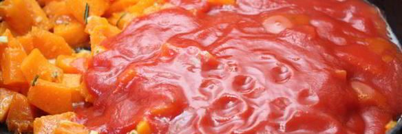 томатный суп с тыквой