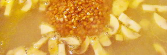 томленый грибной суп